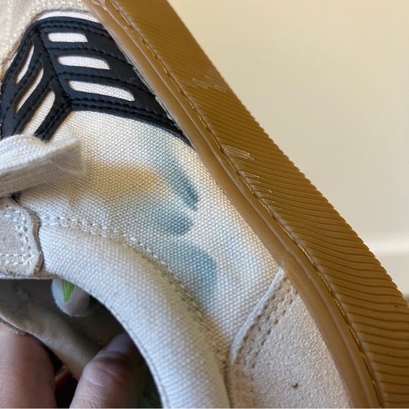 Cariuma Catiba Pro Vintage White Suede Canvas Gum Sole Skate Shoe M8 W9.5 - Picture 5 of 8